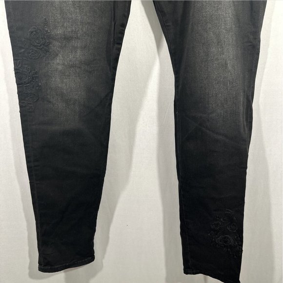 NWT‎ Kut From The Kloth [ 16 ] Mia Embroidered Toothpick Skinny Jeans Grey - Picture 6 of 16